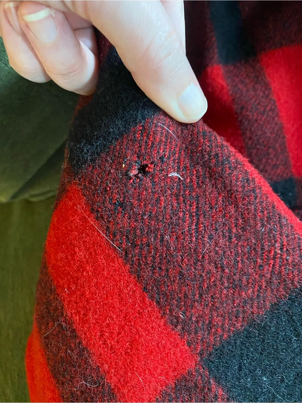 Vintage Filson Red and Black Buffalo Plaid Wool Jacket